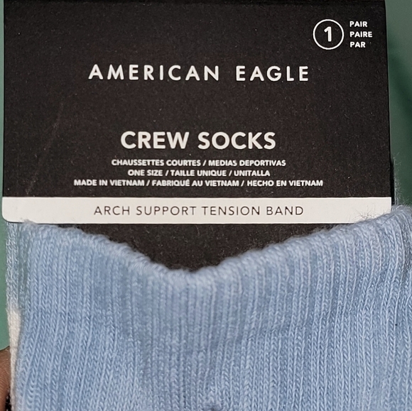 American Eagle Tie Dye Crew Socks - Picture 5 of 5